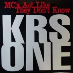 画像1: $ KRS ONE / MC's Act Like They Don't Know (01241-42321-1) 折 YYY186-2814-2+2+ 後程済