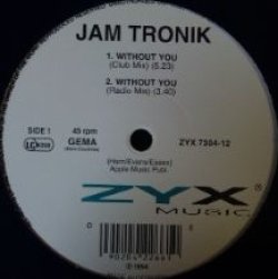 画像1: $ Jam Tronik / Without You (ZYX 7304-12) Y5-D3307 残少