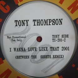 画像1: $$ TONY THOMPSON / I WANNA LOVE LIKE THAT 2001 (BETWEEN THE SHEETS REMIX) TI-201-2 YYY118-1821-4-4