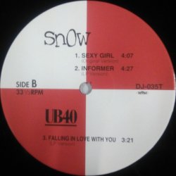 画像1: $ CJ LEWIS * SNOW * UB40 (DJ-035T) レゲエ大ヒット5曲入り YYY192-2892-1-1