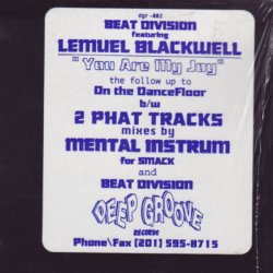 画像1: $ Beat Division Featuring Lemuel Blackwell / You Are My Joy (dgr-002) YYY-361-4537-1-1+