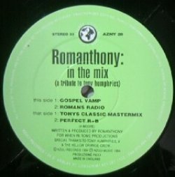 画像1: $ Romanthony / In The Mix (A Tribute To Tony Humphries) 黄緑 (AZNY 028) YYY218-2364-8-8 後程済