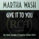 MARTHA WASH / GIVE IT TO YOU  原修正