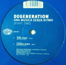 画像1: $ Degeneration / Una Musica Senza Ritmo (Vinyl One) 未 (ALUK 003)  Y11? 後程