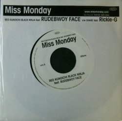 画像1: %% MISS MONDAY / RED KUNOICHI BLACK NINJA feat. RUDEBWOY FACE (7inch) SHARE feat. Rickie-G (SYUM 0320) Y8
