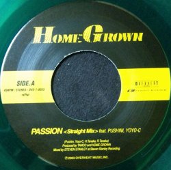 画像1: HOME GROWN feat. PUSHIM, YOYO-C / PASSION   (OVE-7-0035) 7inch 原修正 Y8?