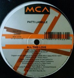 画像1: Patti Labelle / All This Love (US) 再発 (MCA12 54933) Y12 在庫未確認
