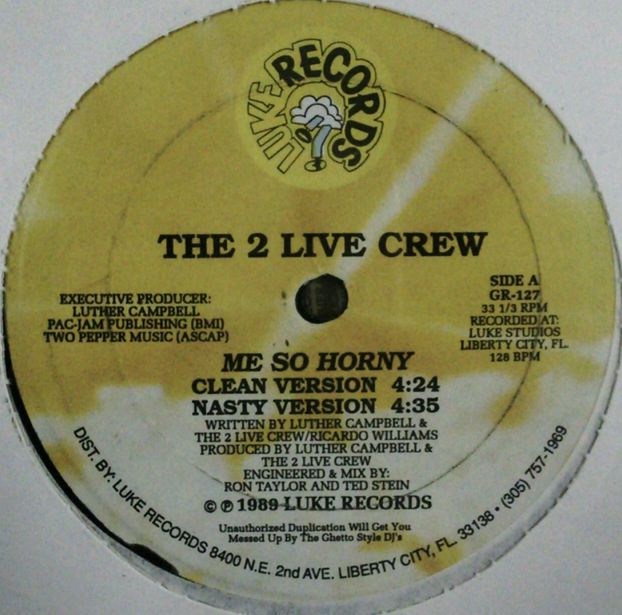 $ The 2 Live Crew / Me So Horny (GR-127) 残少 Y3-D4592 未 - Nagoya Mega