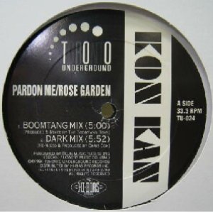 画像: $ KON KAN / PARDON ME/ROSE GARDEN (TU-024) YYY-359-4520-1-10-4F