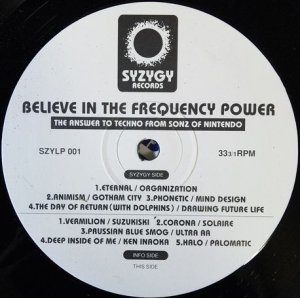 画像: $$ Various / Believe In The Frequency Power (SZYLP001) D2050-1-1 後程済