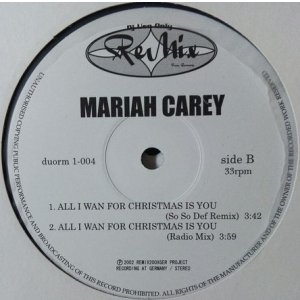 画像: MARIAH CAREY / EMOTIONS / ALL I WAN FOR CHRISTMAS IS YOU 未 YYY174-2369-12-13
