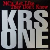 画像: $ KRS ONE / MC's Act Like They Don't Know (01241-42321-1) 折 YYY186-2814-2+2+ 後程済