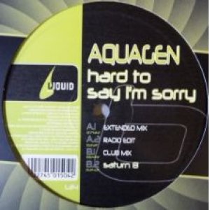 画像: Aquagen / Hard To Say I'm Sorry (LIQUID) 