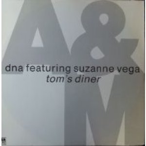 画像: %% DNA Featuring Suzanne Vega / Tom's Diner (白) 未 (390 564-1) Y5-D3293