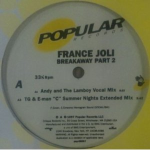 画像: France Joli ‎/ Breakaway Part 2  未