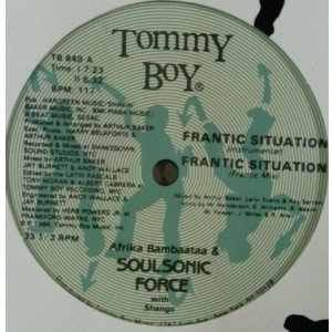 画像: $ Afrika Bambaataa & Soulsonic Force With Shango / Frantic Situation (TB 849) 残少 店4-Y3-D3670 未