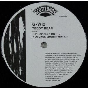 画像: $ G-WIZ / TEDDY BEAR (72392 75360-1) YYY122-1871-16-17 後程済