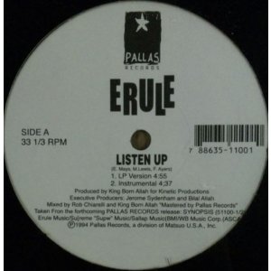 画像: Erule ‎/ Listen Up / Synopsis 白 未 D3753