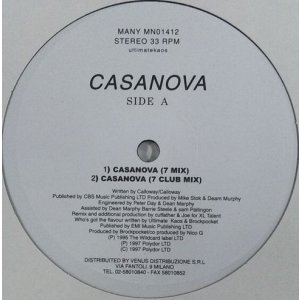 画像: CASANOVA / CASANOVA (国内) 残少 D3875