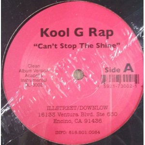 画像: Kool G Rap ‎/ Can't Stop The Shine / Thugs Anthem  残少 D4015 未