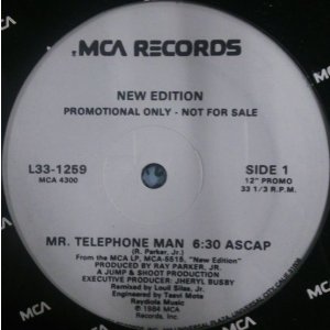 画像: New Edition ‎/ Mr. Telephone Man ラスト 未