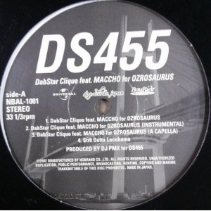 画像: DS455 / DabStar Clique feat. MACCHO for OZROSAURUS ラスト１枚