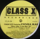 画像: %% Community Featuring Fonda Rae ‎/ Over Like A Fat Rat '95 (CLX-04) 最終 YYY8-119-2-2