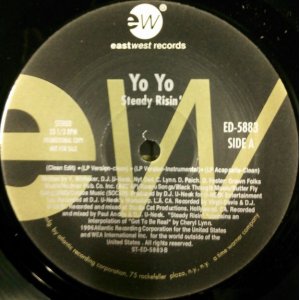 画像: %% Yo-Yo ‎/ Steady Risin'  (ED 5883) D4260 最終 未 Y2 後程