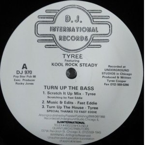 画像: YN$ Tyree Featuring Kool Rock Steady / Turn Up The Bass (DJ 970) YYY122-1865-4-5