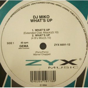 画像: DJ Miko ‎/ What's Up 最終 D4301 未