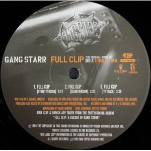 画像: Gang Starr ‎/ Full Clip / DWYCK ラスト