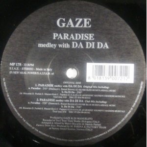 画像: $$ Gaze / Paradise Medley With Da Di Da (MP 178) YYY207-3075-2-2