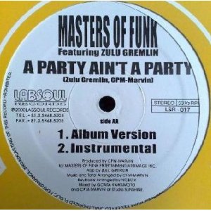 画像: $$ Masters Of Funk / Happy Ever After / A Party Ain't A Party (LSR-017) YYY238-2638-2-2