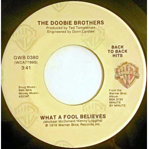 画像: $$ The Doobie Brothers / It Keeps You Runnin' / What A Fool Believes (GWB 0380) 7inch YYS108-3-3