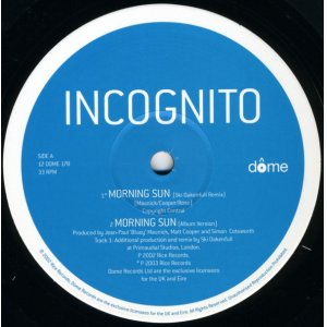 画像: $ Incognito / Morning Sun (12DOME 178) YYY258-2946-5-10