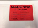 画像: $ Madonna / DJ Only Mixes (SC4) YYY291-2498-1-1 後程済