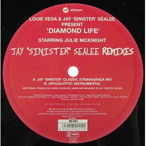 画像: $ Louie Vega & Jay 'Sinister' Séalee* Starring Julie McKnight / Diamond Life (Jay Sinister Sealee Remixes) Di 2410 YYY292-3654-3-5