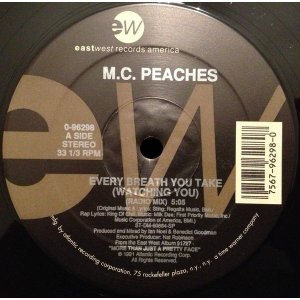 画像: $ M.C. Peaches – Every Breath You Take (Watching You) US (0-96298) YYY357-4465-6-6
