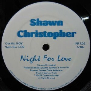 画像: $ SHAWN CHRISTOPHER / NIGHT FOR LOVE (RR-595) 原修正 Y15?