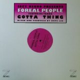 画像: Foreal People Featuring Taana / Gotta Thing (UK) 残少