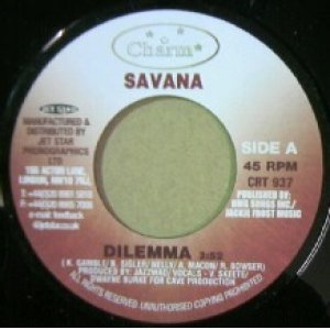 画像: $ SAVANA / DILEMMA (CRT 937)  【7インチアナログ】 YYS130-6-6