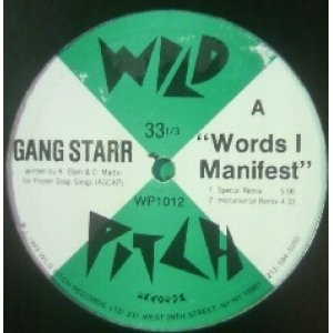 画像: %% Gang Starr / Words I Manifest (WP1012) US (white) Y17 在庫未確認