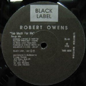 画像: $ ROBERT OWENS / TOO MUCH FOR ME (BL-96) Y10?