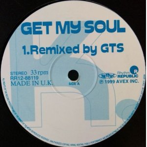 画像: K. / GET MY SOUL Remixed by GTS (Groovy Soul Mix) 未 YYY31-628-3-80  原修正