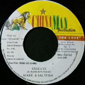 画像: $ ACKEE & SALTFISH / EDUCATE (CHI 005) 未 YYS84-1-1