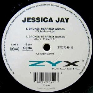 画像: $ JESSICA JAY / BROKEN HEARTED WOMAN (ZYX 7249-12) 中島みゆき / ルージュ YYY24-482-8-8 後程済