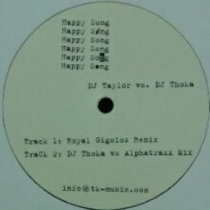 画像: %% DJ Taylor vs. DJ Thoka / Happy Song (PLAQUE 004) 原修正 Y20? 在庫未確認