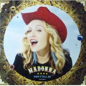 画像: Madonna / Don't Tell Me (厚ジャケ)  原修正