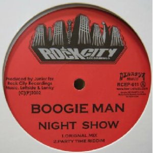 画像: %% BOOGIE MAN / NIGHT SHOW (RCEP-011) H-MAN / KENTY-GROSS 未 Y1?