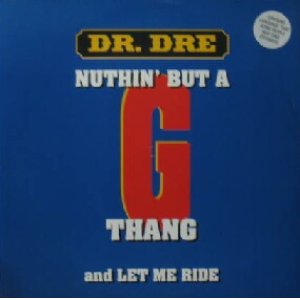 画像: $ Dr. Dre / Let Me Ride * Nuthin' But A 'G' Thang (A8328TX) 折 UK/青 YYY230-2486-4-7 後程済